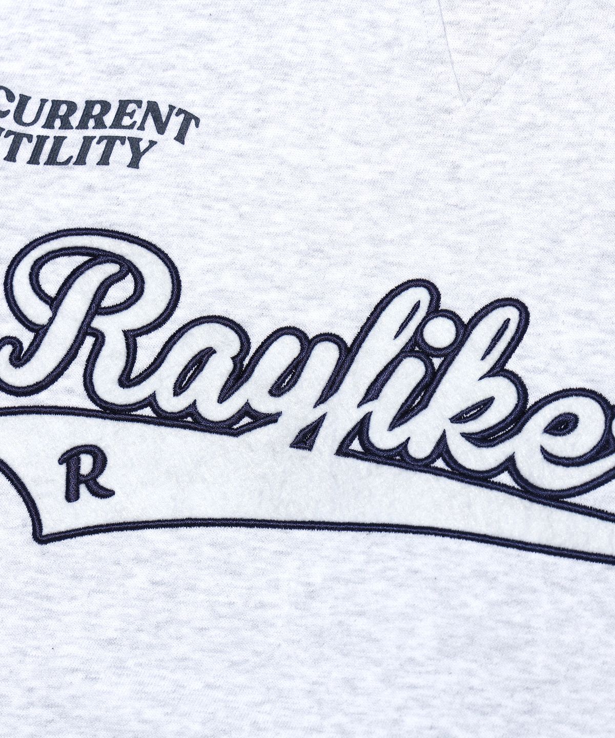 레이피커스(RAYFIKERS) 클럽 카라 맨투맨 LIGHT GREY (MO1TU051-071)