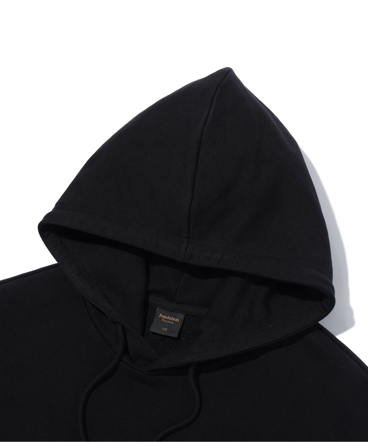 펜듈럼(PENDULUM) 캠퍼 아치 로고 후디 BLACK (LO6TU149-076)
