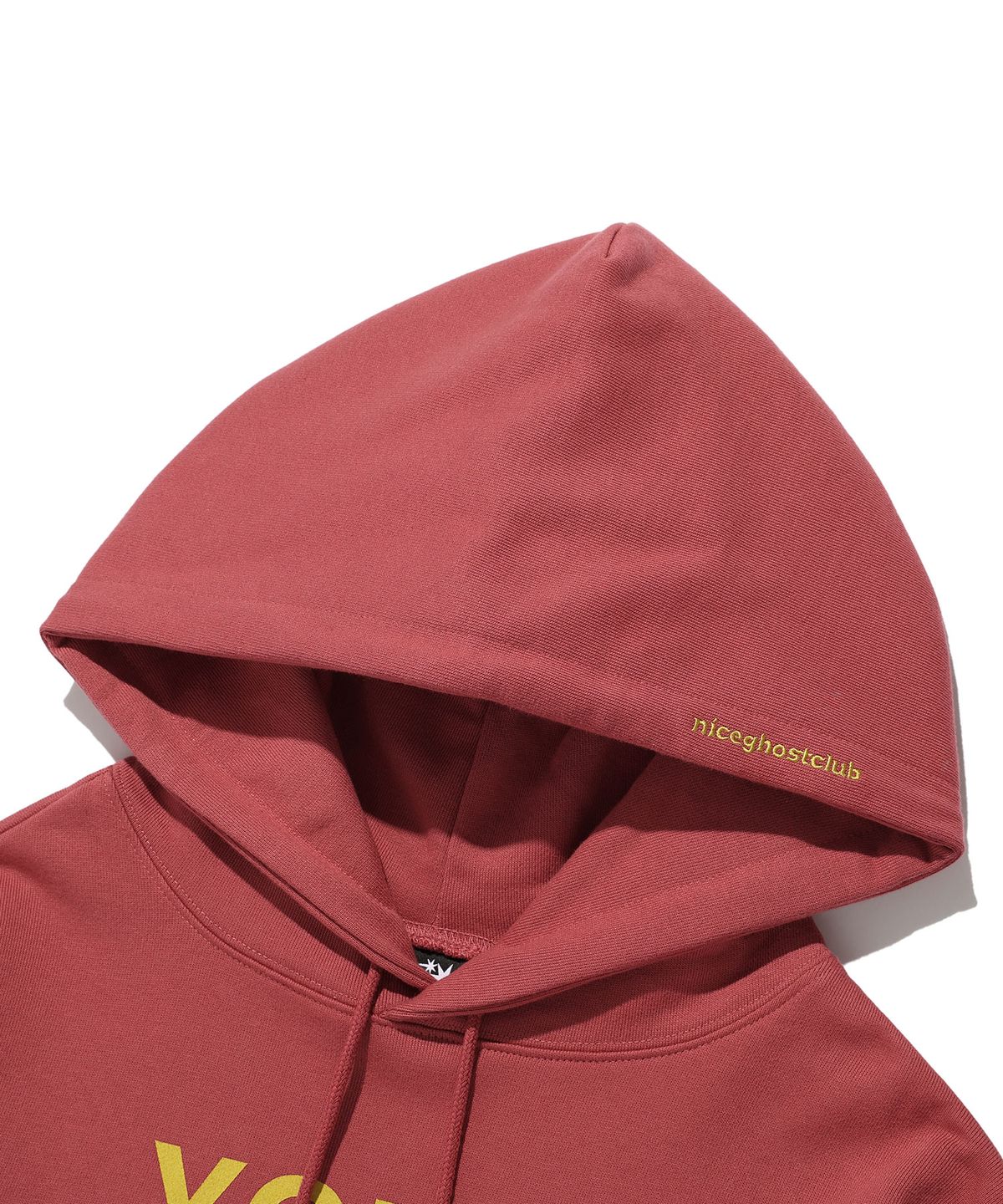 나이스고스트클럽(NICEGHOSTCLUB) CAKE HOODIE_BURGUNDY(NG2ESUM412A)