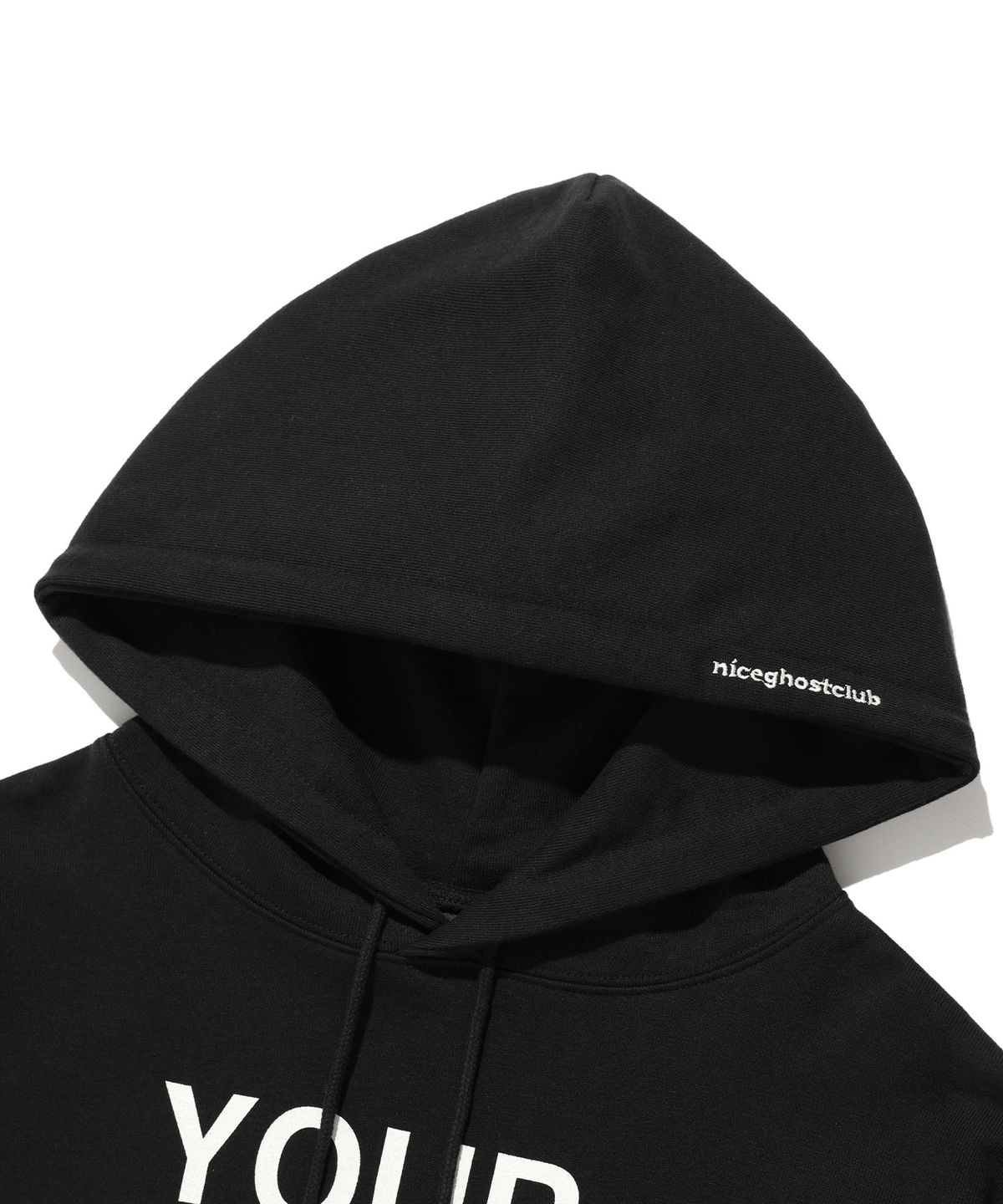 나이스고스트클럽(NICEGHOSTCLUB) CAKE HOODIE_BLACK(NG2ESUM412A)