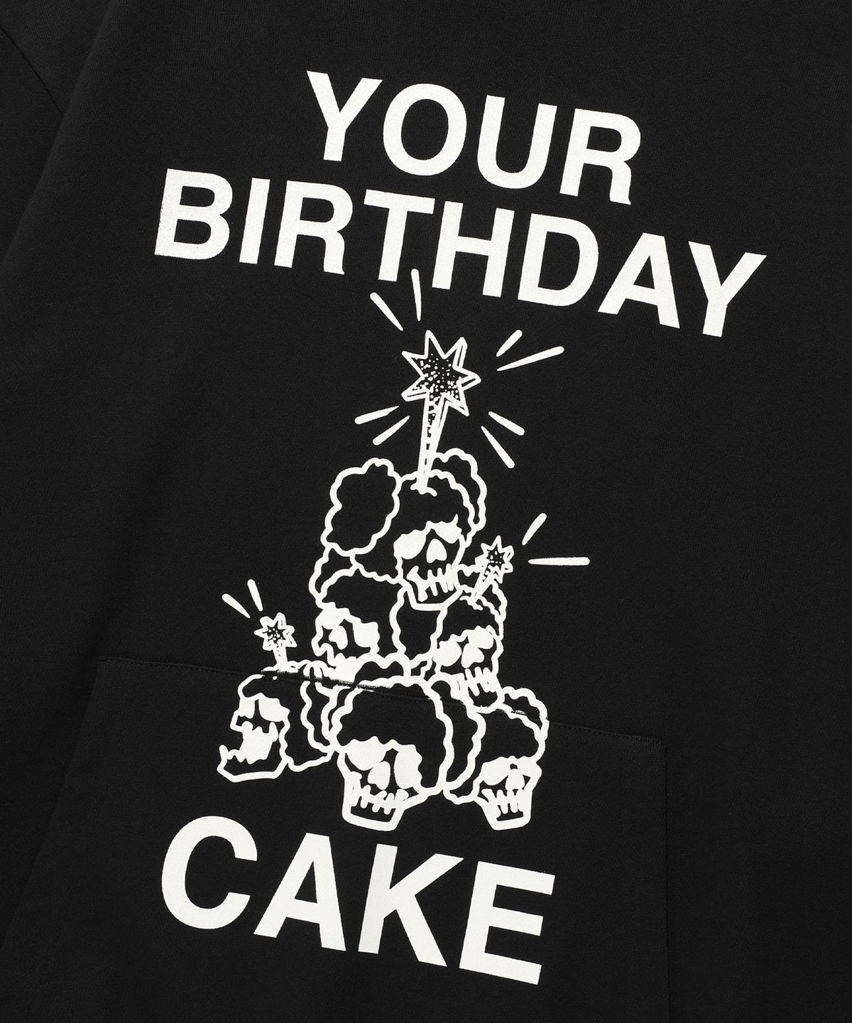 나이스고스트클럽(NICEGHOSTCLUB) CAKE HOODIE_BLACK(NG2ESUM412A)
