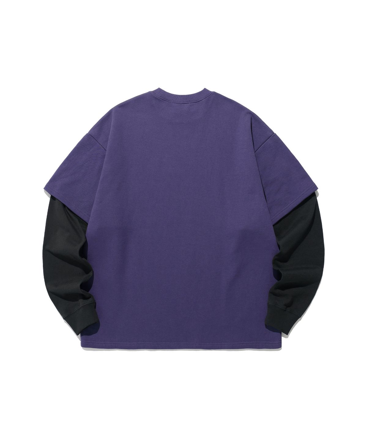 나이스고스트클럽(NICEGHOSTCLUB) PIXEL SKELETON LAYERED SWEATSHIRTS_PURPLE(NG2ESUM441A)