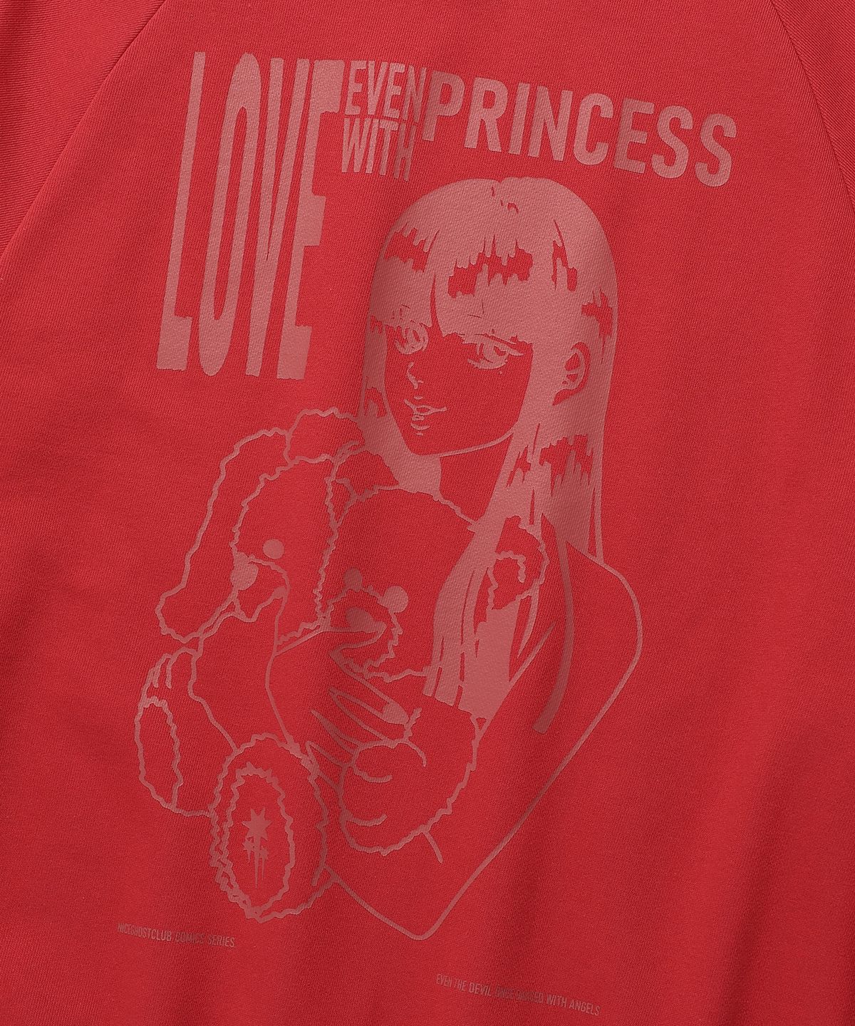 나이스고스트클럽(NICEGHOSTCLUB) PRINCESS SWEATSHIRTS_RED(NG2ESUM442A)