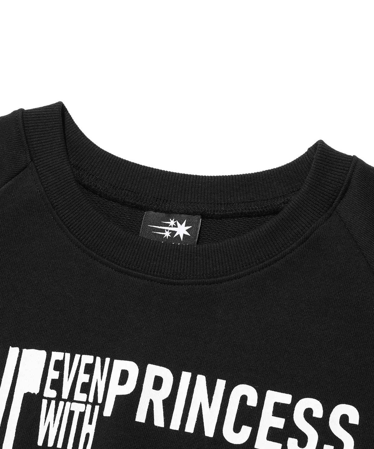 나이스고스트클럽(NICEGHOSTCLUB) PRINCESS SWEATSHIRTS_BLACK(NG2ESUM442A)
