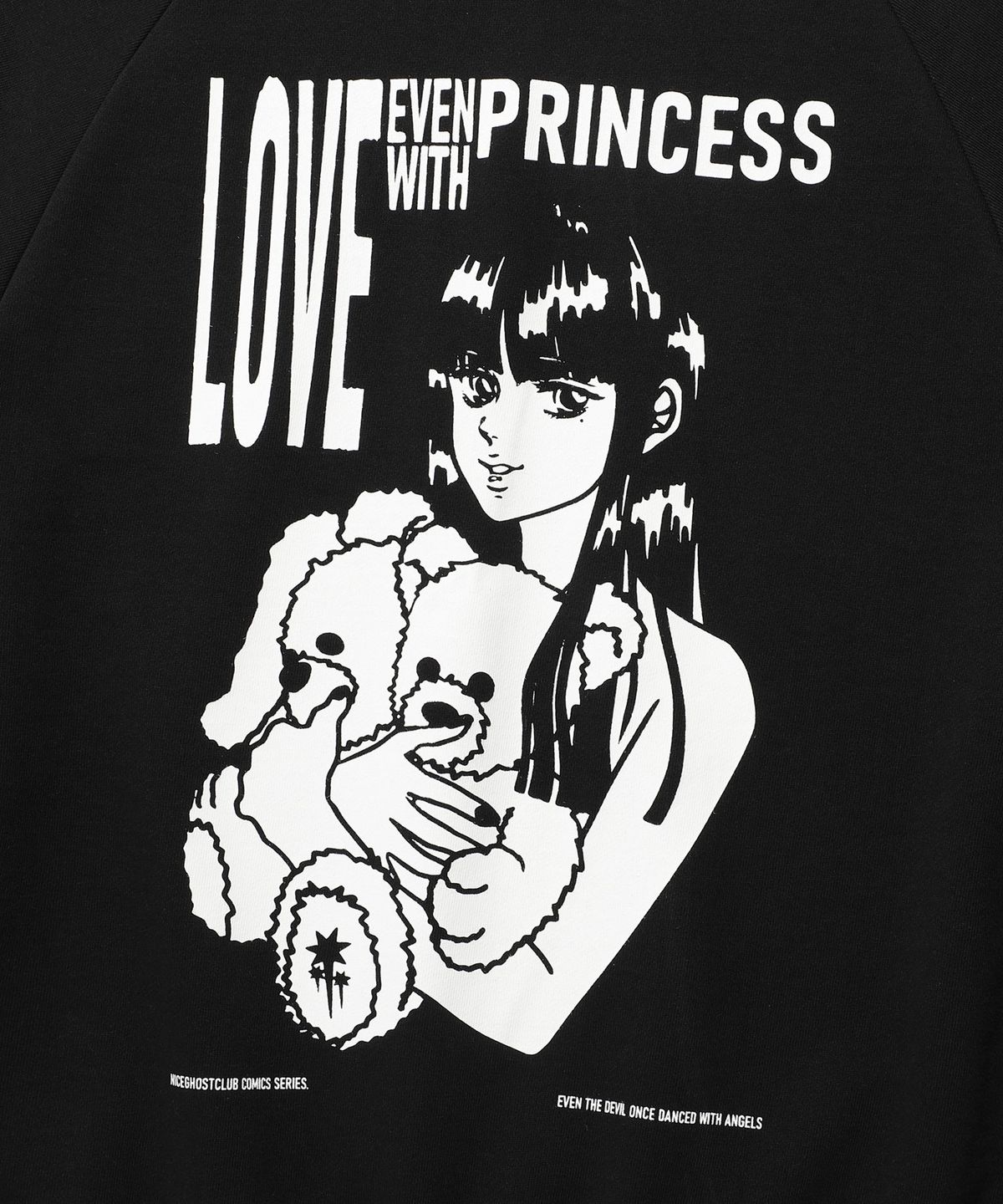 나이스고스트클럽(NICEGHOSTCLUB) PRINCESS SWEATSHIRTS_BLACK(NG2ESUM442A)