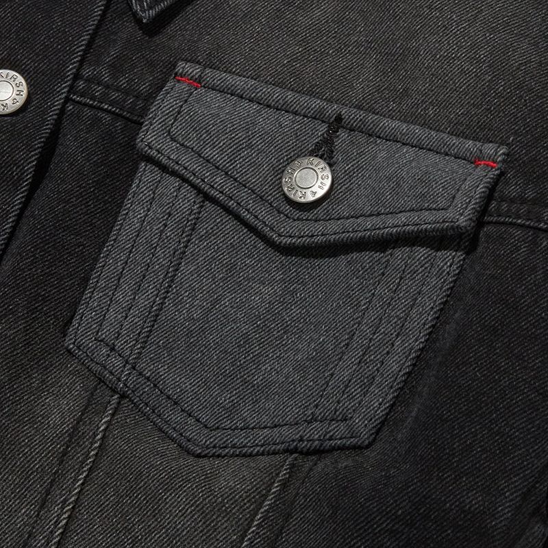 アウターその他 KIRSH Uni washed cropped denim jacket black KUSSCJK530MBKA MUSINSA | KIRSH Uni-washed cropped denim jacket [black]