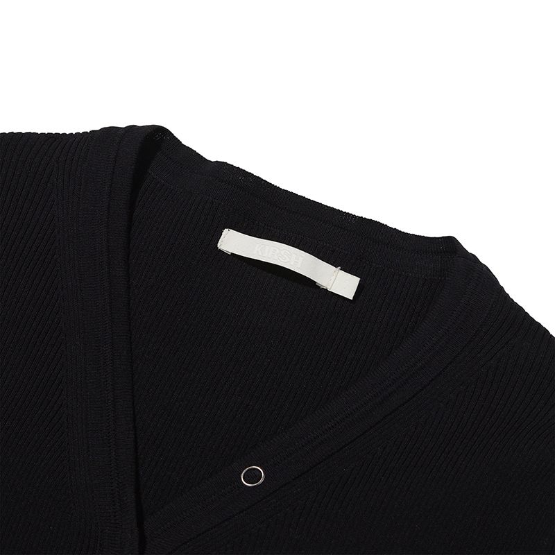 アウターその他 KIRSH Collection V-neck knit cardigan black KCSSCCD540MBKA コレクションVネックニットカーディガン【ブラック】