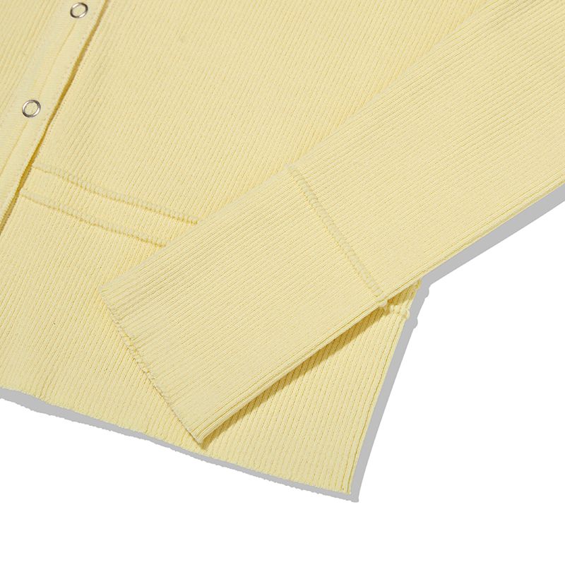 MUSINSA | KIRSH Collection V-neck knit cardigan [light yellow]