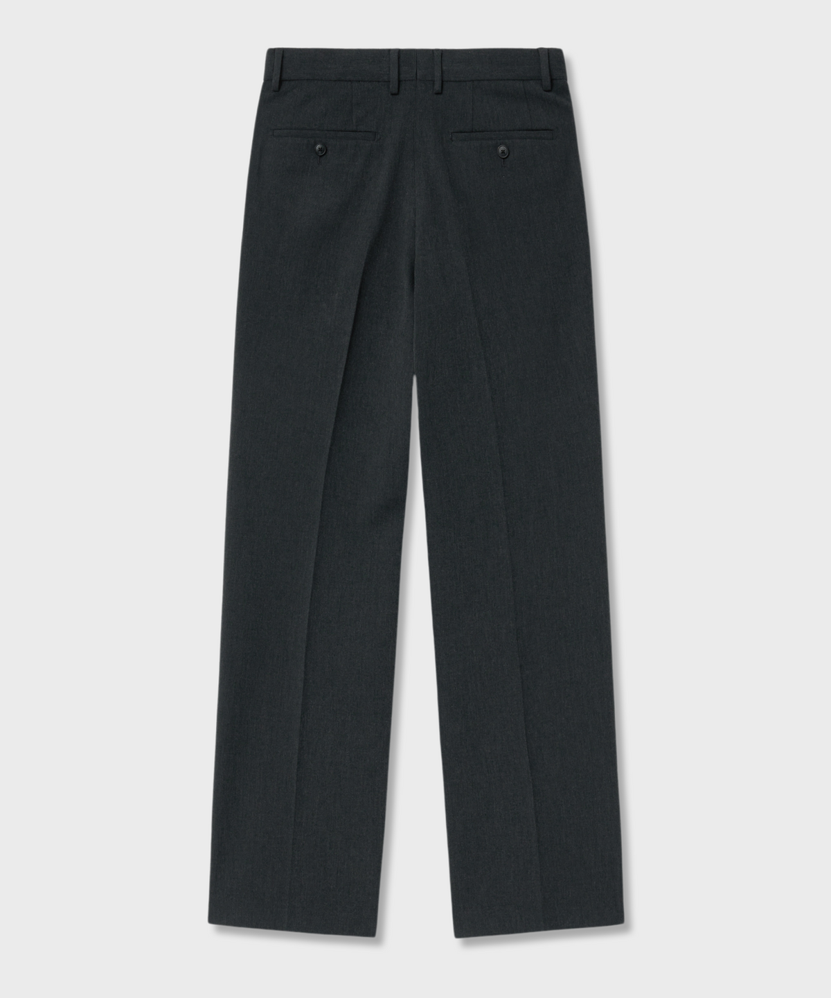 넌블랭크(NONBLANK) [현킴] 세미 와이드 핏 슬랙스_CHARCOAL GREY