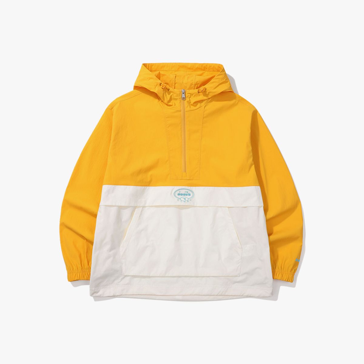 디아도라(diadora) 컴피 우븐 후디 아노락 YELLOW