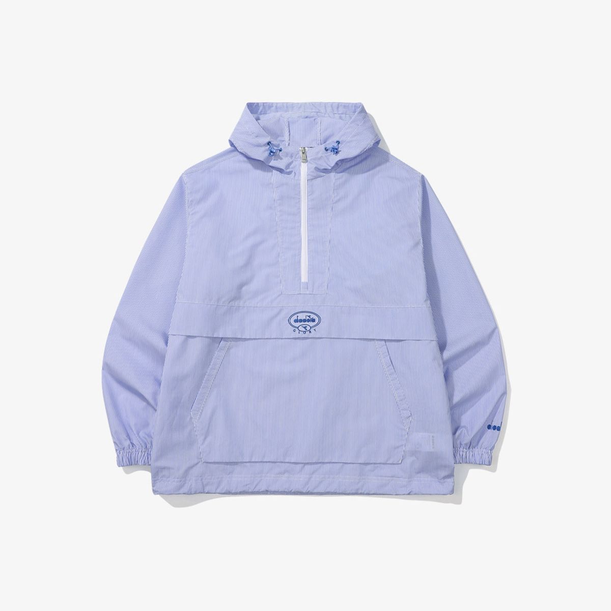 디아도라(diadora) 컴피 우븐 후디 아노락 SKY BLUE