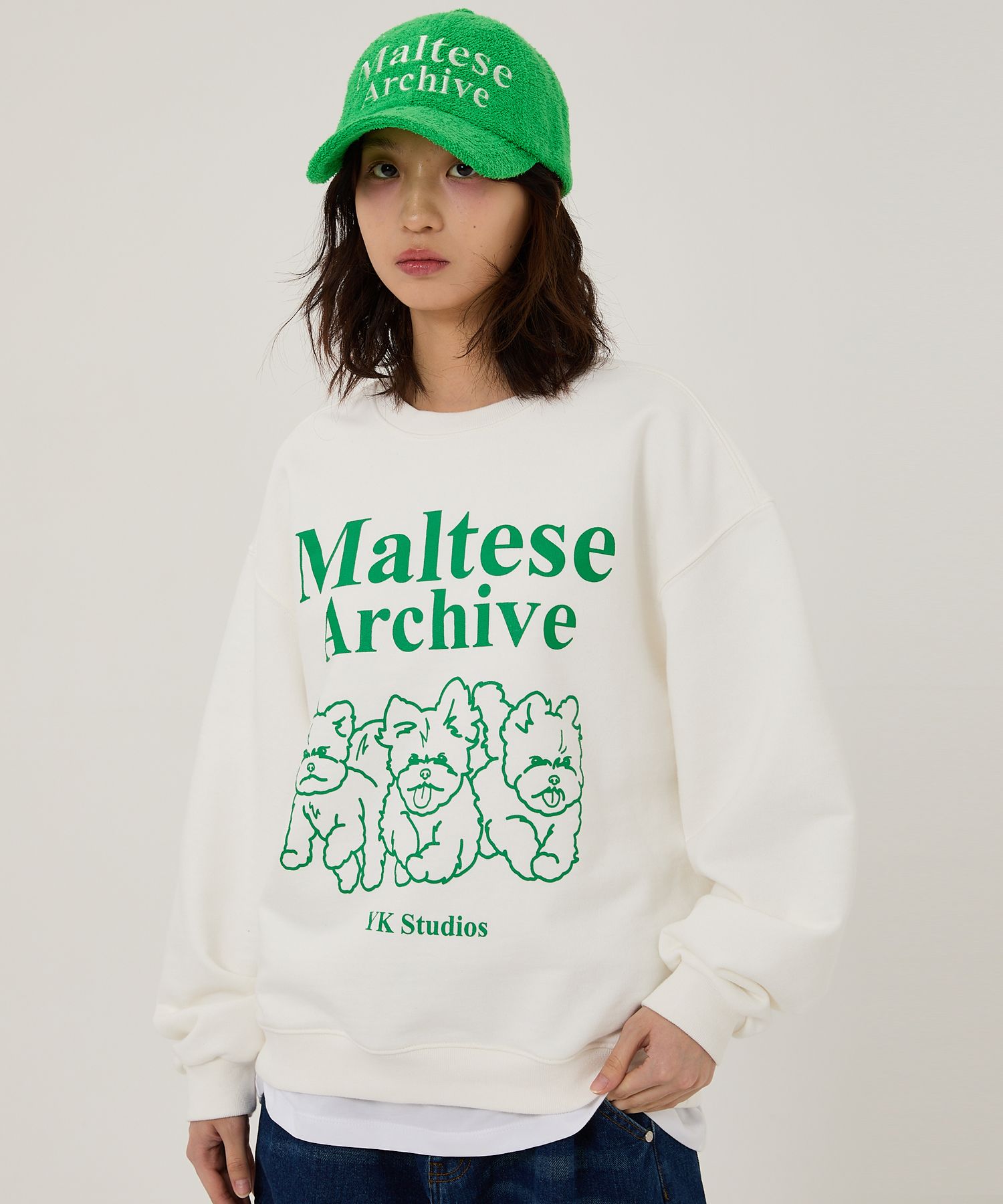 ★Wai Kei★ Maltese Archive Ball Cap Navy YK22SSAC01 Maltese archive nylon ball cap LIGHT NAVY - waikei