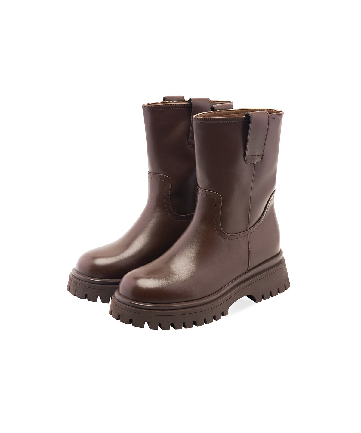 스퍼(SPUR) Ivy 플랫폼 미들 부츠 5cm -SA9053 (2color)