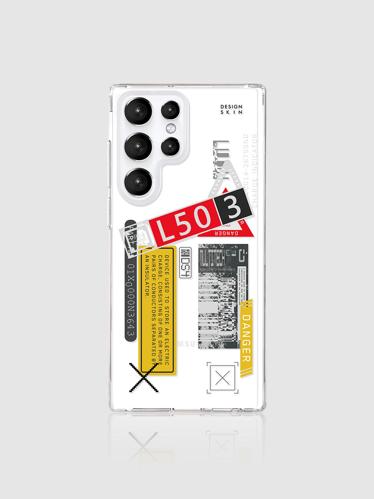 디자인스킨(DESIGNSKIN) 클리어 그래픽 케이스_L503