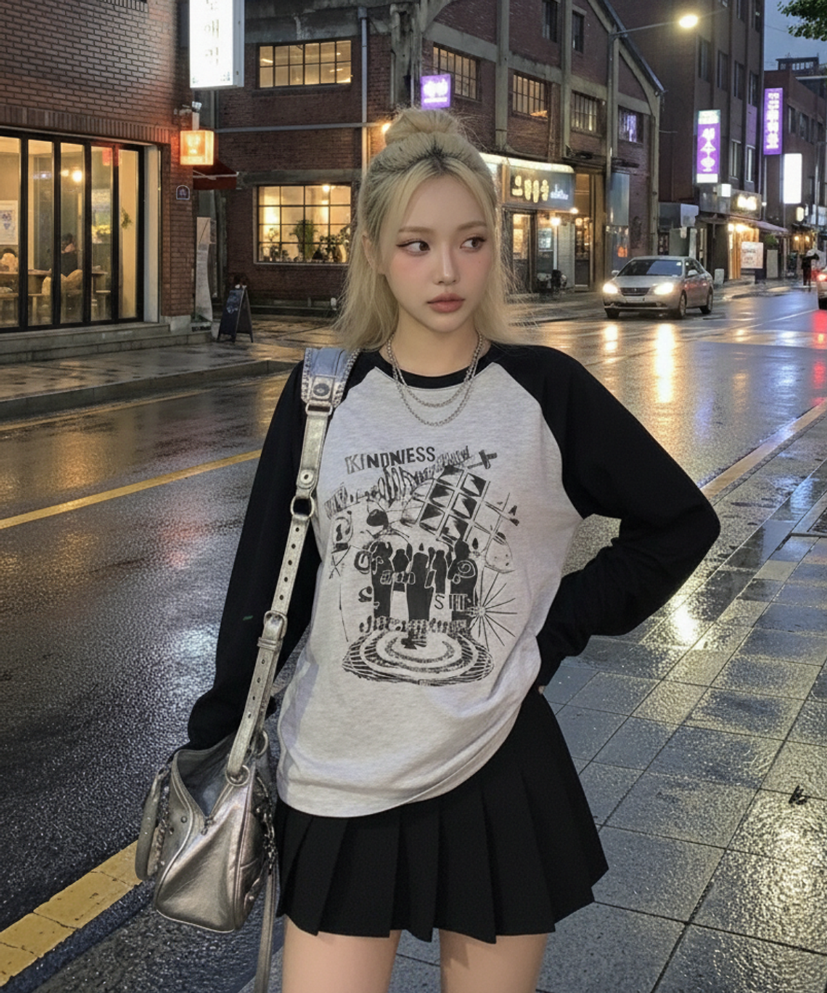 어커버(ACOVER) 드리밍 레글런 오버핏 롱 슬리브 5color