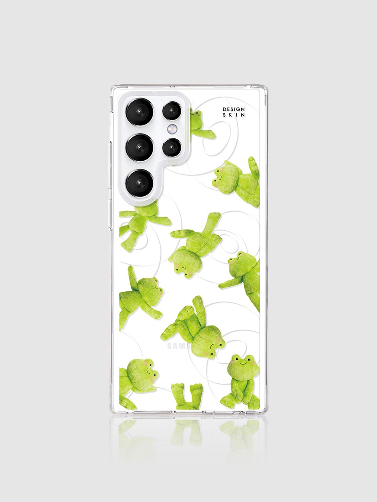디자인스킨(DESIGNSKIN) 클리어 그래픽 케이스_헬로개구리