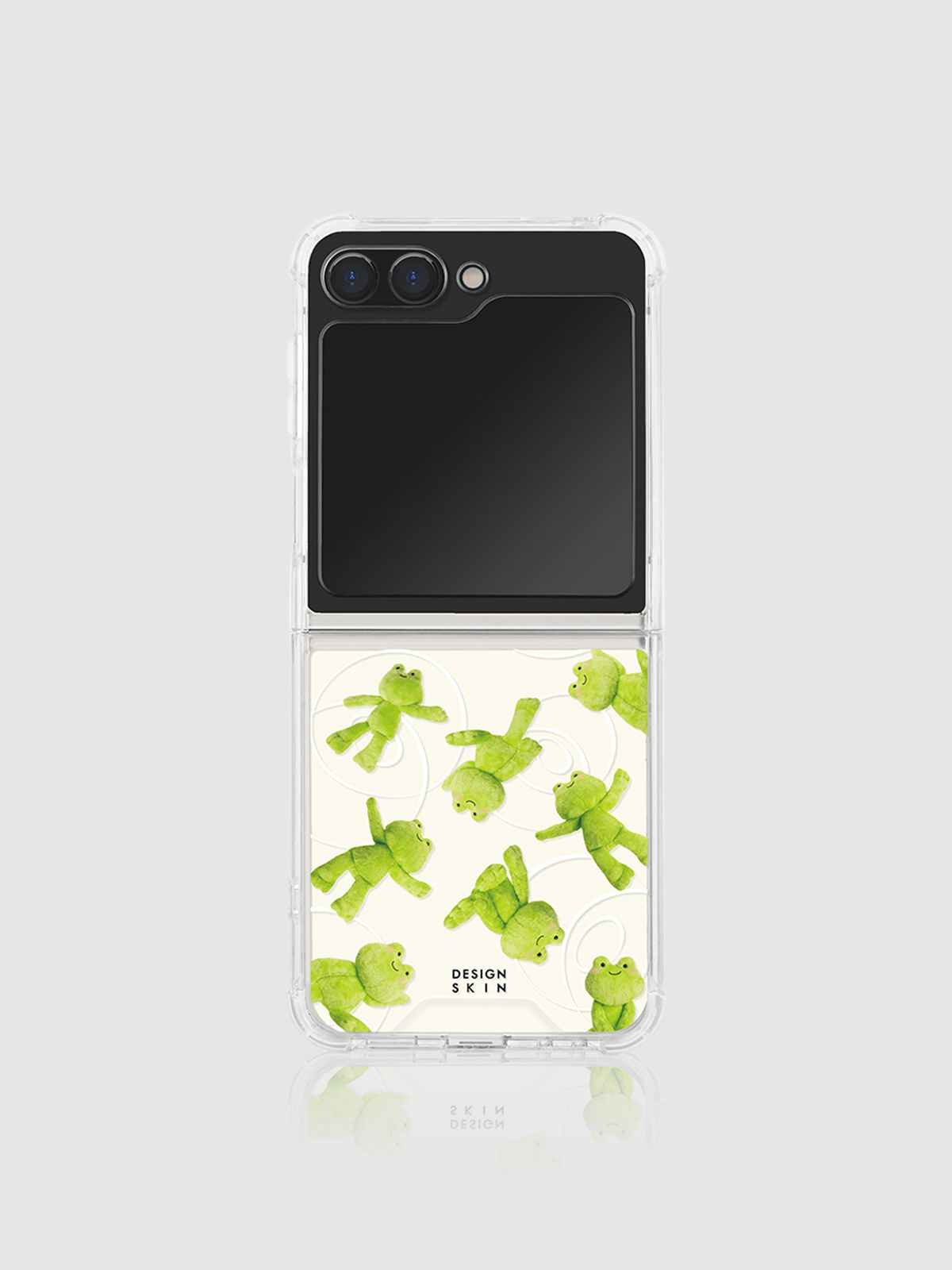 디자인스킨(DESIGNSKIN) 클리어 그래픽 케이스_헬로개구리