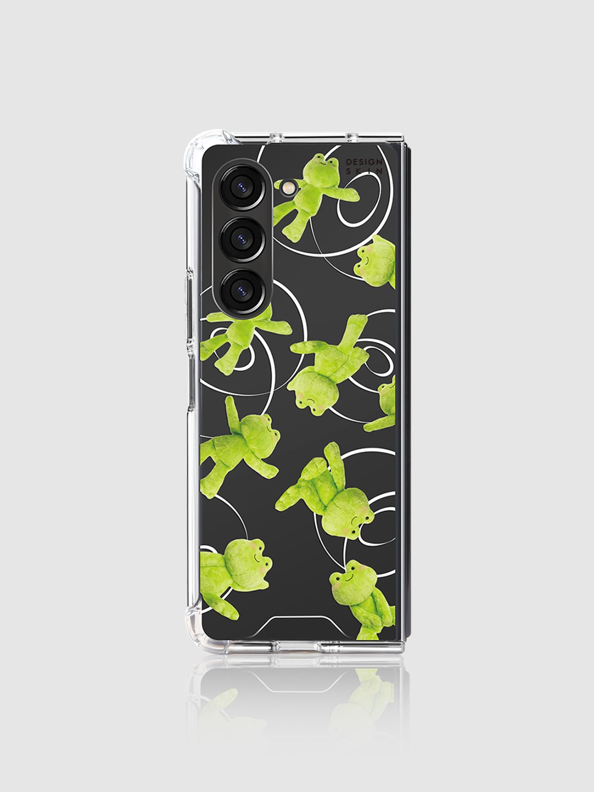디자인스킨(DESIGNSKIN) 클리어 그래픽 케이스_헬로개구리