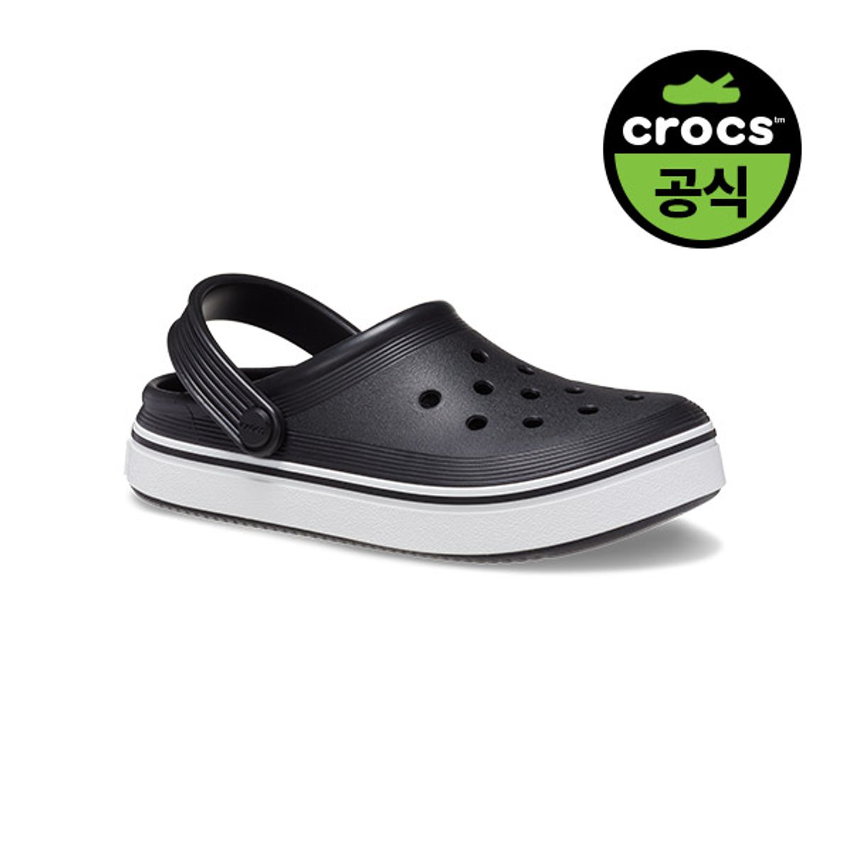 크록스키즈(CROCS KIDS) 키즈 오프 코트 클로그 BK (24SKCL208477)