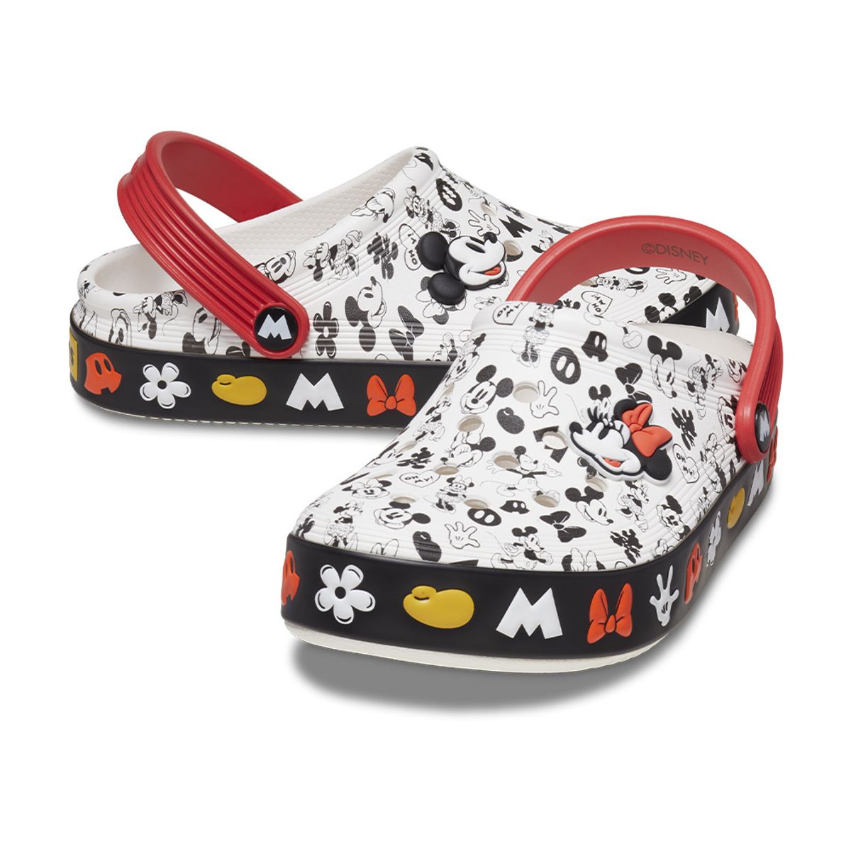크록스키즈(CROCS KIDS) 키즈 미키 오프 코트 클로그 WT (24SKCL208866)