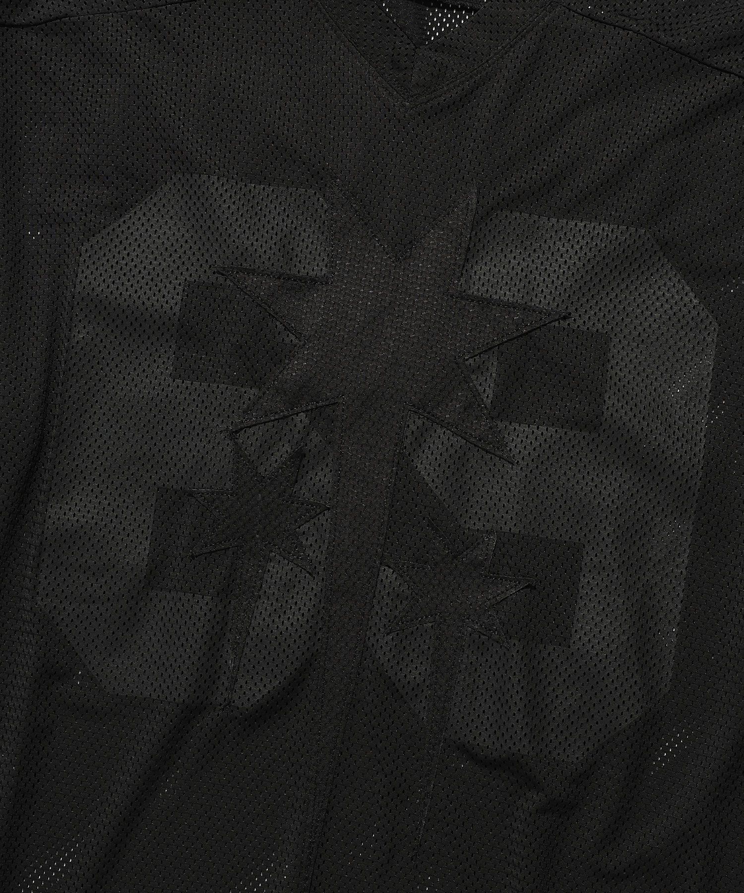 MUSINSA | NICE GHOST CLUB MESH FOOTBALL JERSEY_BLACK