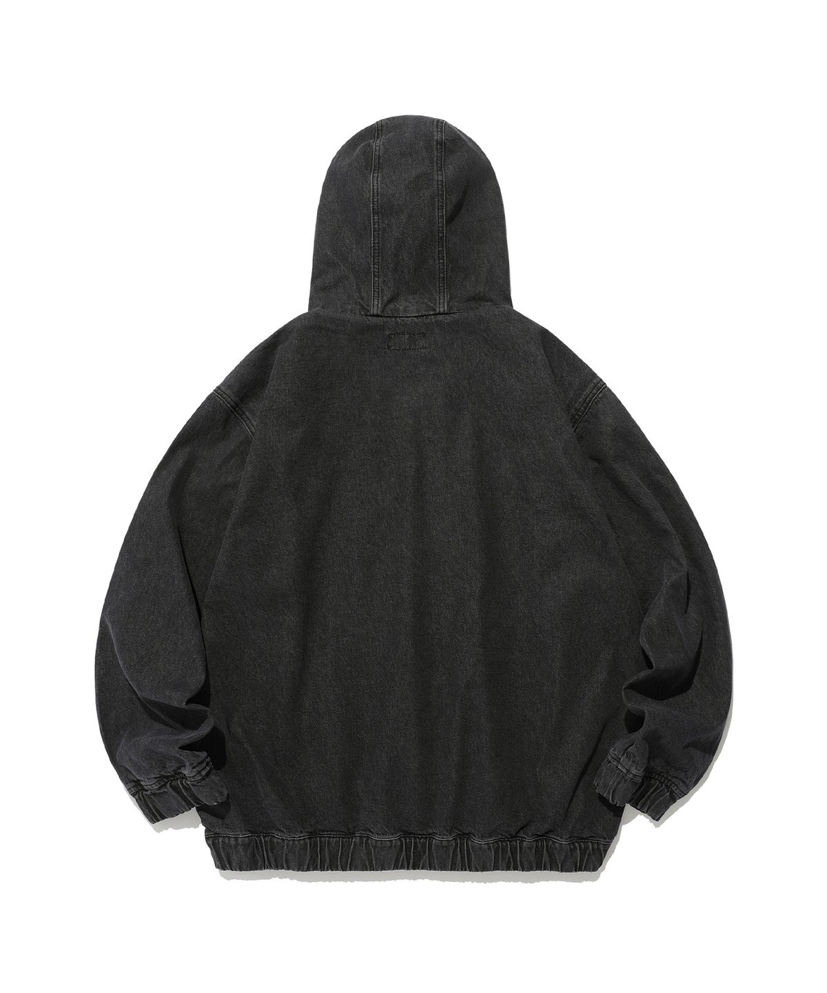 나이스고스트클럽(NICEGHOSTCLUB) STUD DENIM HOODIE JACKET_BLACK(NG2ESUD110A)