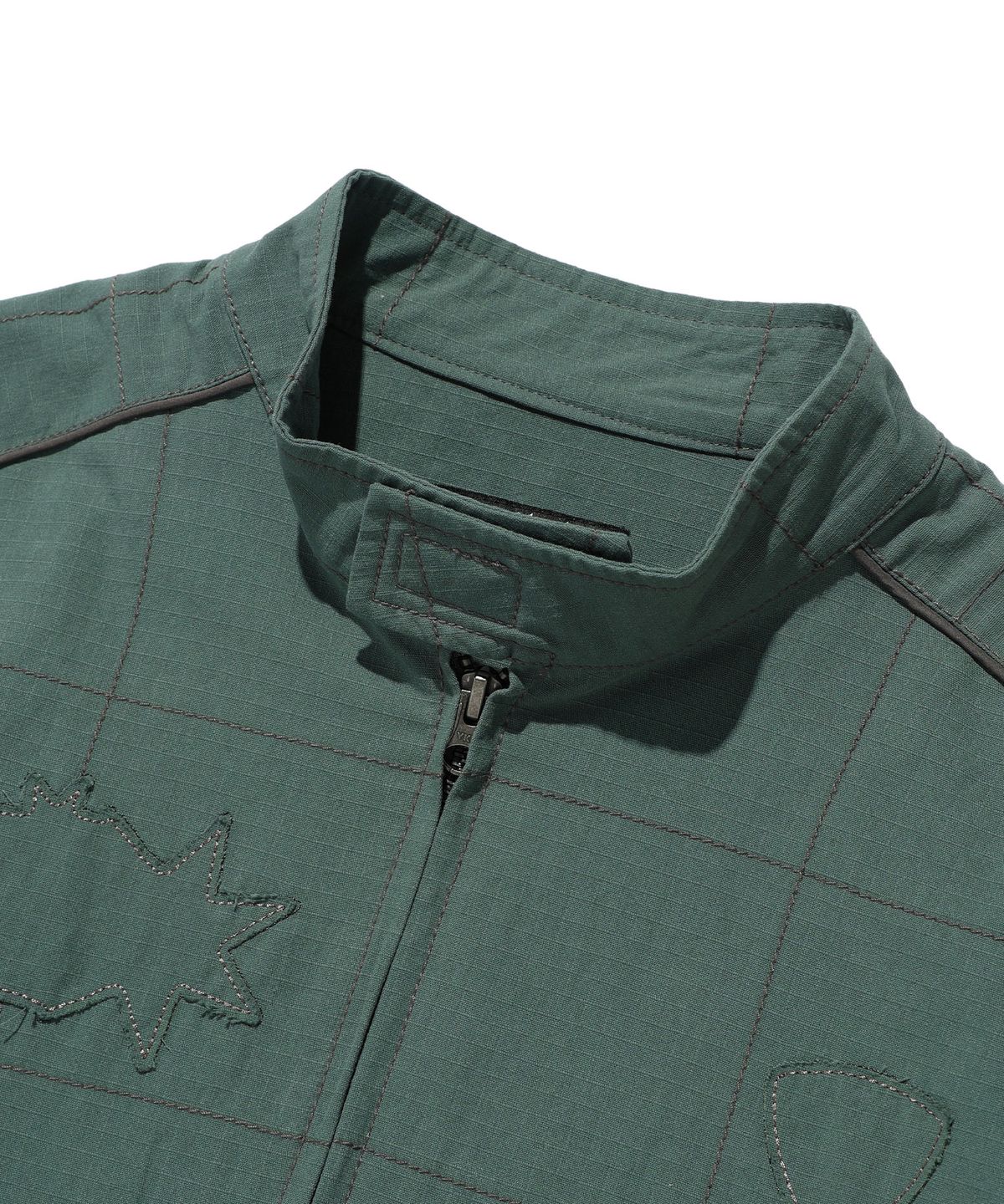 나이스고스트클럽(NICEGHOSTCLUB) WAPPEN RACING JACKET_GREEN(NG2ESUJ200A)