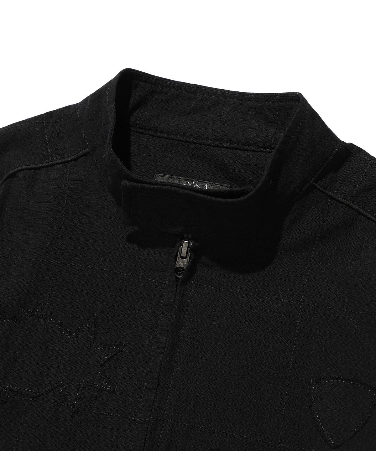 나이스고스트클럽(NICEGHOSTCLUB) WAPPEN RACING JACKET_BLACK(NG2ESUJ200A)