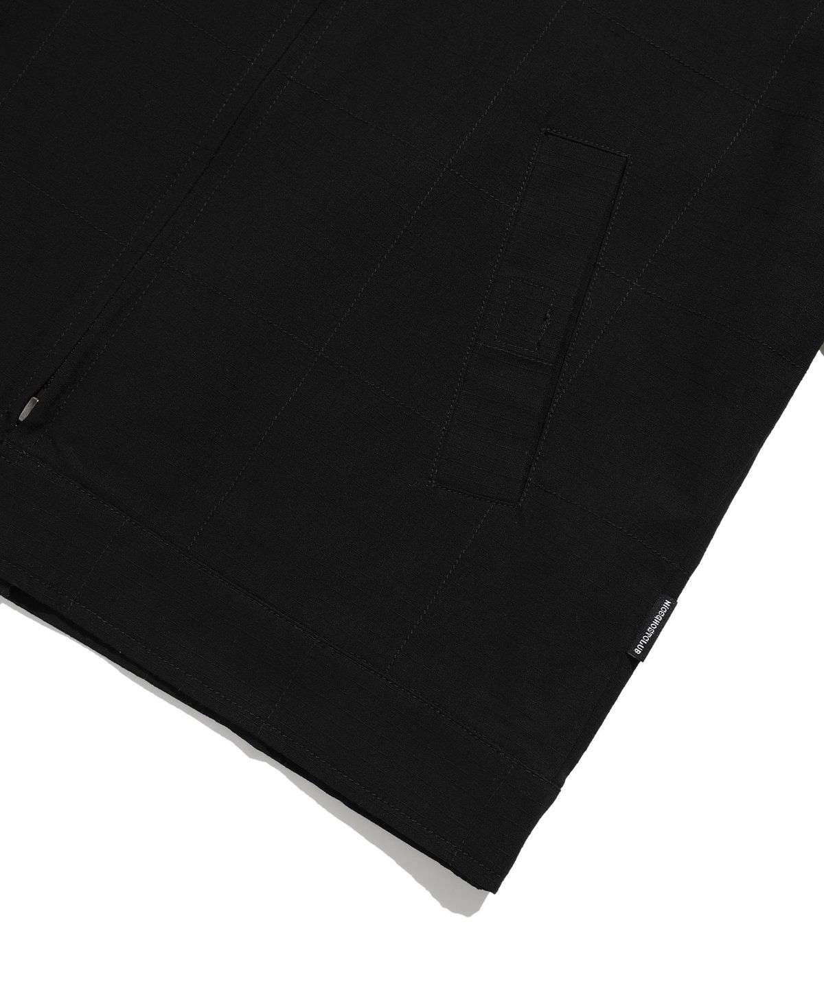 나이스고스트클럽(NICEGHOSTCLUB) WAPPEN RACING JACKET_BLACK(NG2ESUJ200A)