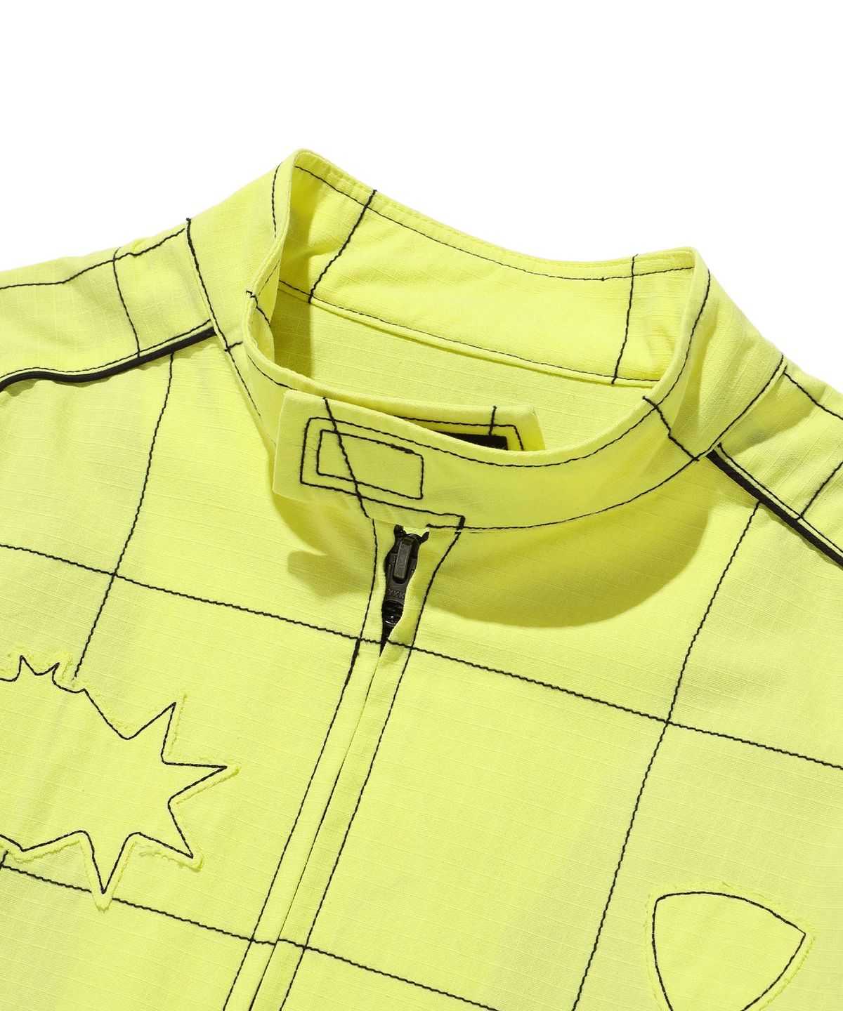 나이스고스트클럽(NICEGHOSTCLUB) WAPPEN RACING JACKET_YELLOW(NG2ESUJ200A)