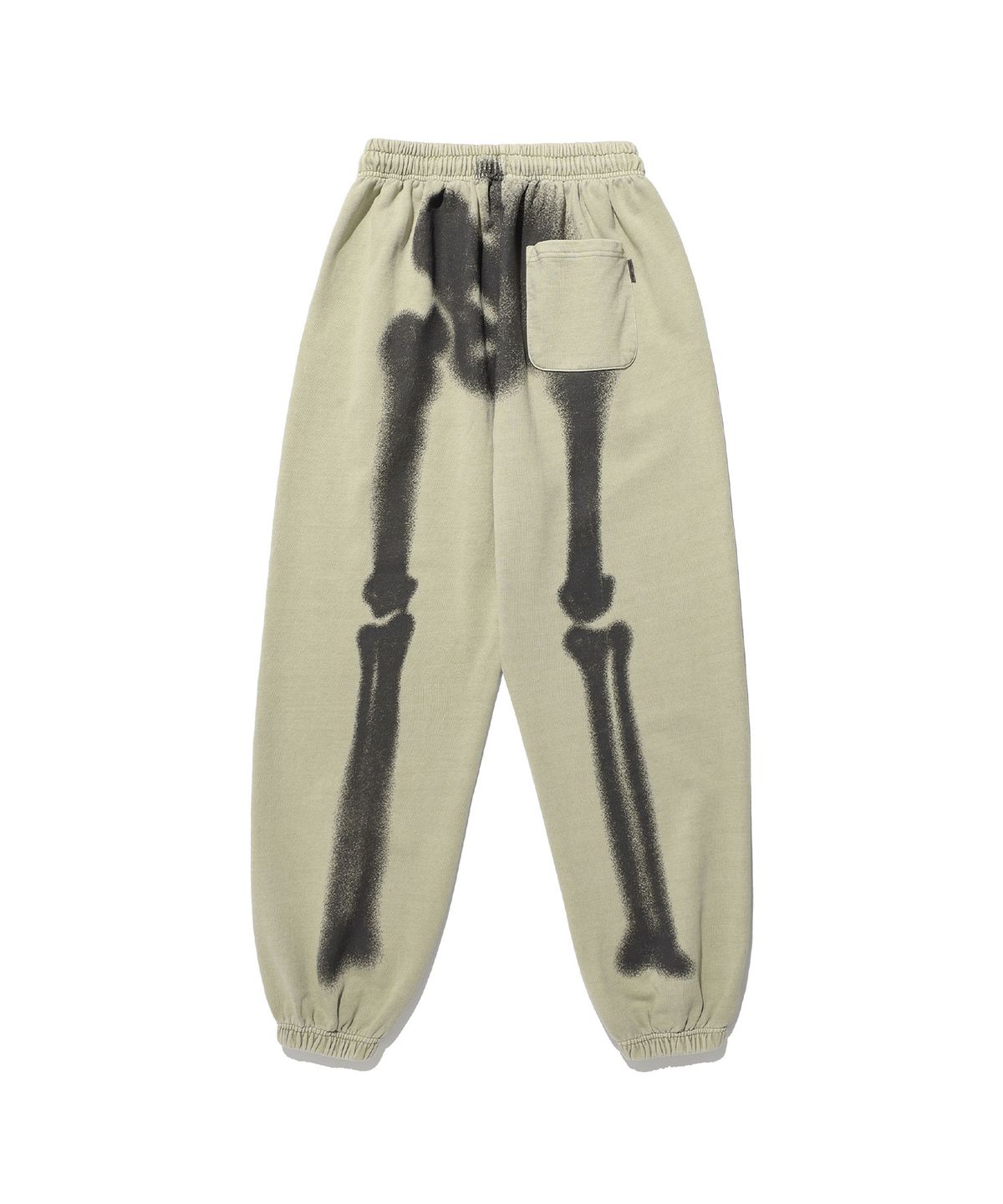 나이스고스트클럽(NICEGHOSTCLUB) SKULL GRAFFITI PIGMENT SWEAT PANTS_BEIGE(NG2ESUPA00A)