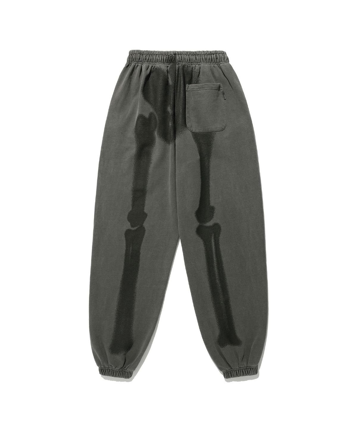 나이스고스트클럽(NICEGHOSTCLUB) SKULL GRAFFITI PIGMENT SWEAT PANTS_CHARCOAL(NG2ESUPA00A)