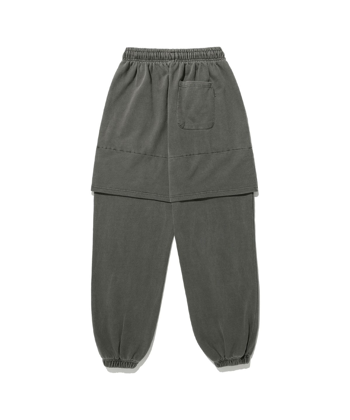 나이스고스트클럽(NICEGHOSTCLUB) PIGMENT LAYERED SWEAT PANTS_CHARCOAL(NG2ESUPA01A)