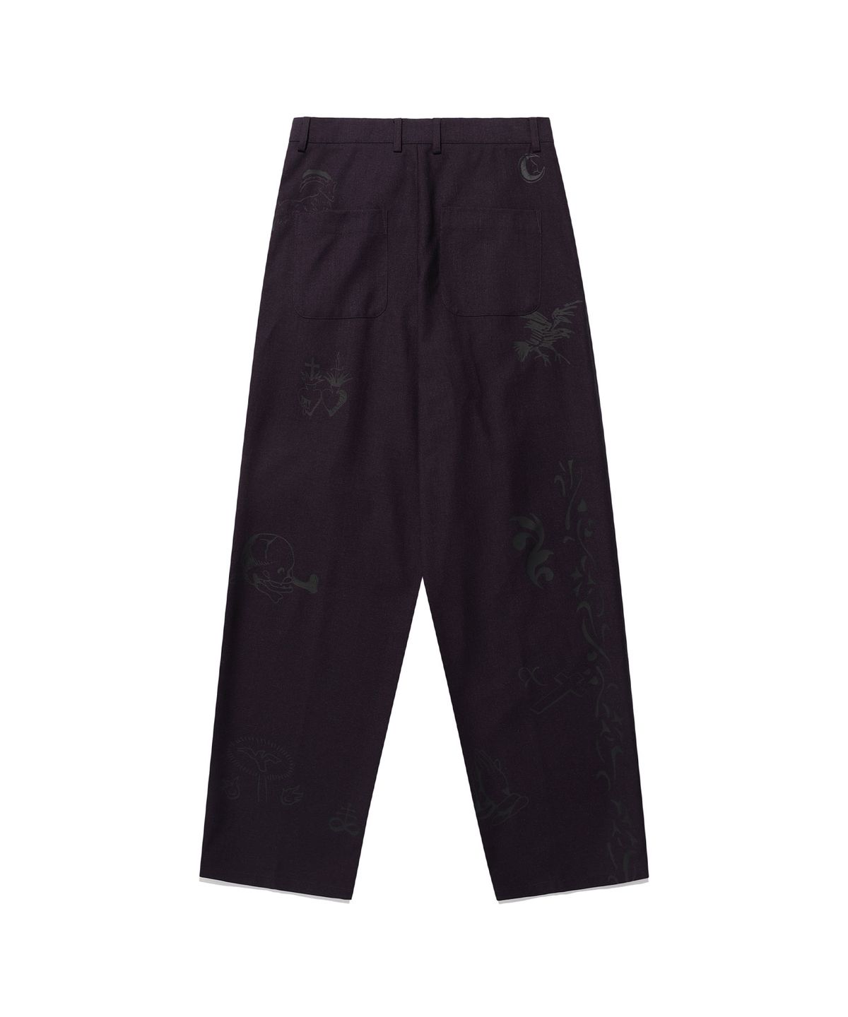 나이스고스트클럽(NICEGHOSTCLUB) TATTOO TAILORED PANTS_PURPLE(NG2ESUPA12A)
