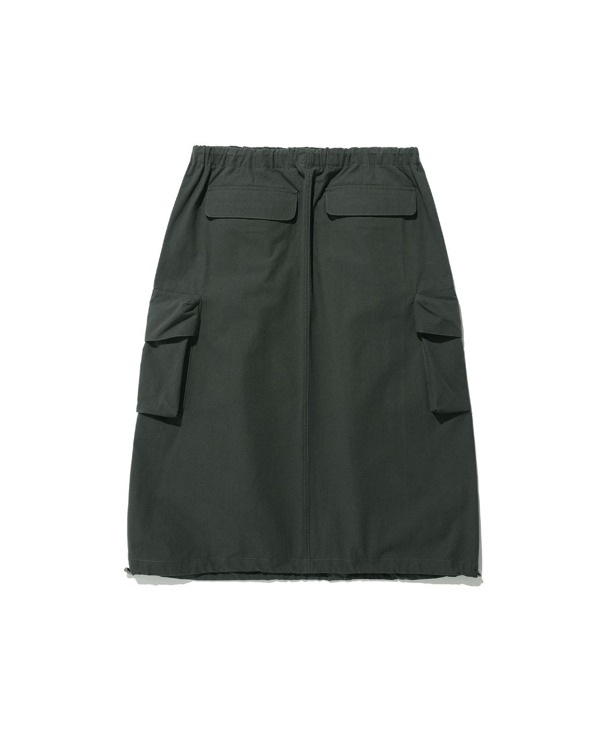나이스고스트클럽(NICEGHOSTCLUB) PARACHUTE MIDI SKIRT_CHARCOAL(NG2ESUPA90A)
