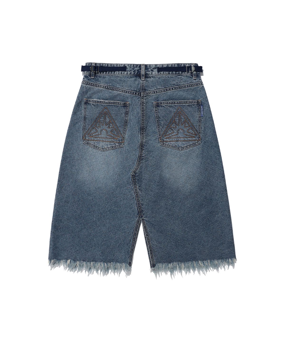 이스트쿤스트(ISTKUNST) WASHED STUD DENIM SKIRT_BLUE(IK2EFFD190A)