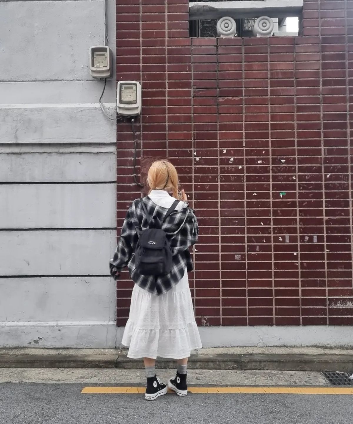 어커버(ACOVER) 타탄 체크 후드 셔츠 3color
