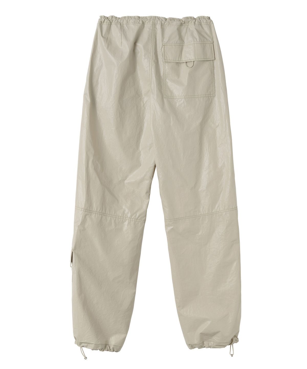 스컬프터(SCULPTOR) Glossy Parachute Pants Beige