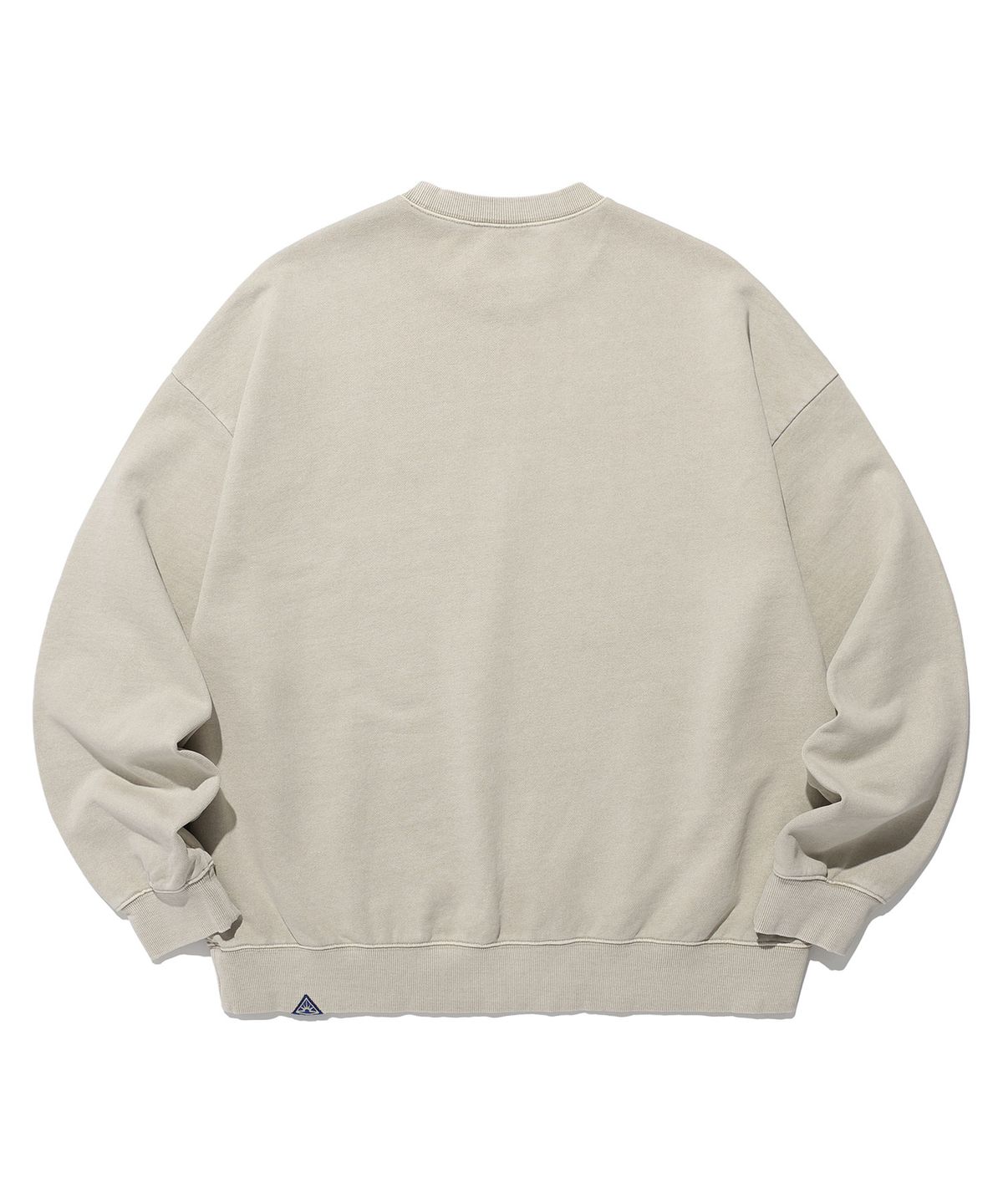 이스트쿤스트(ISTKUNST) BIG TEXT SWEATSHIRTS_LIGHT BEIGE(IK2ESMM442A)