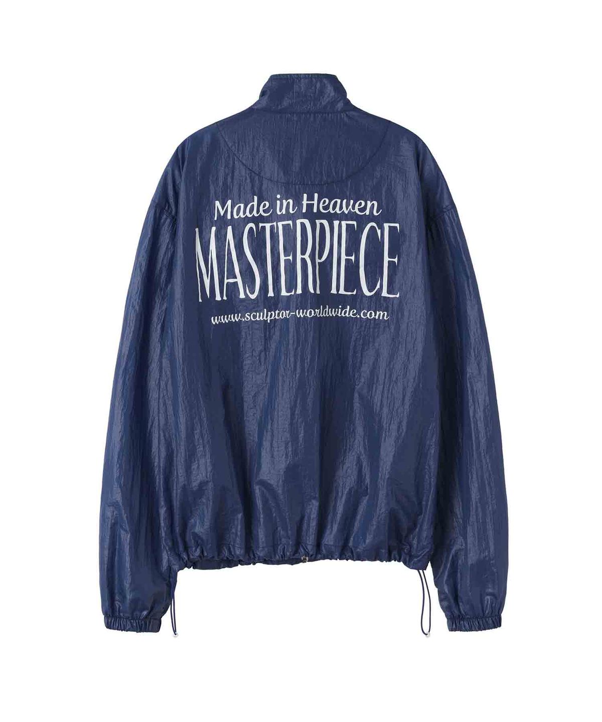 스컬프터(SCULPTOR) Glossy Nylon Jacket Navy