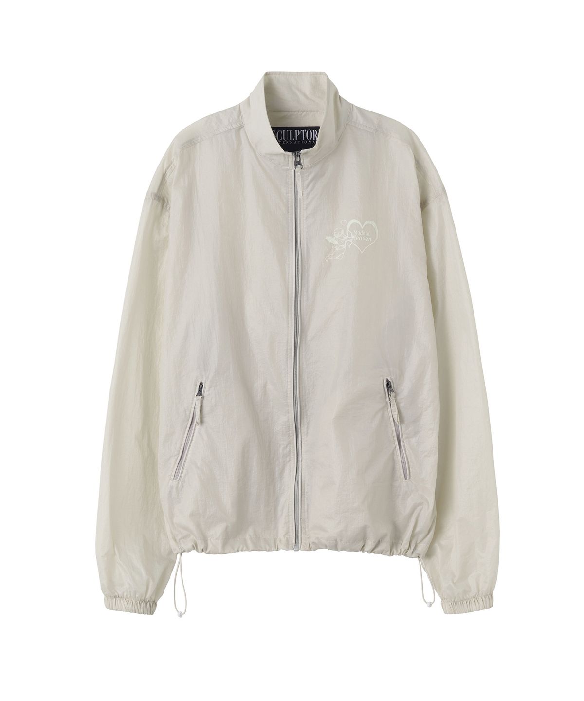 스컬프터(SCULPTOR) Glossy Nylon Jacket Raw