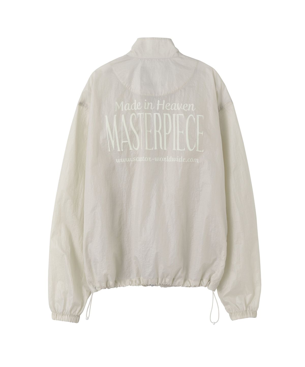 스컬프터(SCULPTOR) Glossy Nylon Jacket Raw