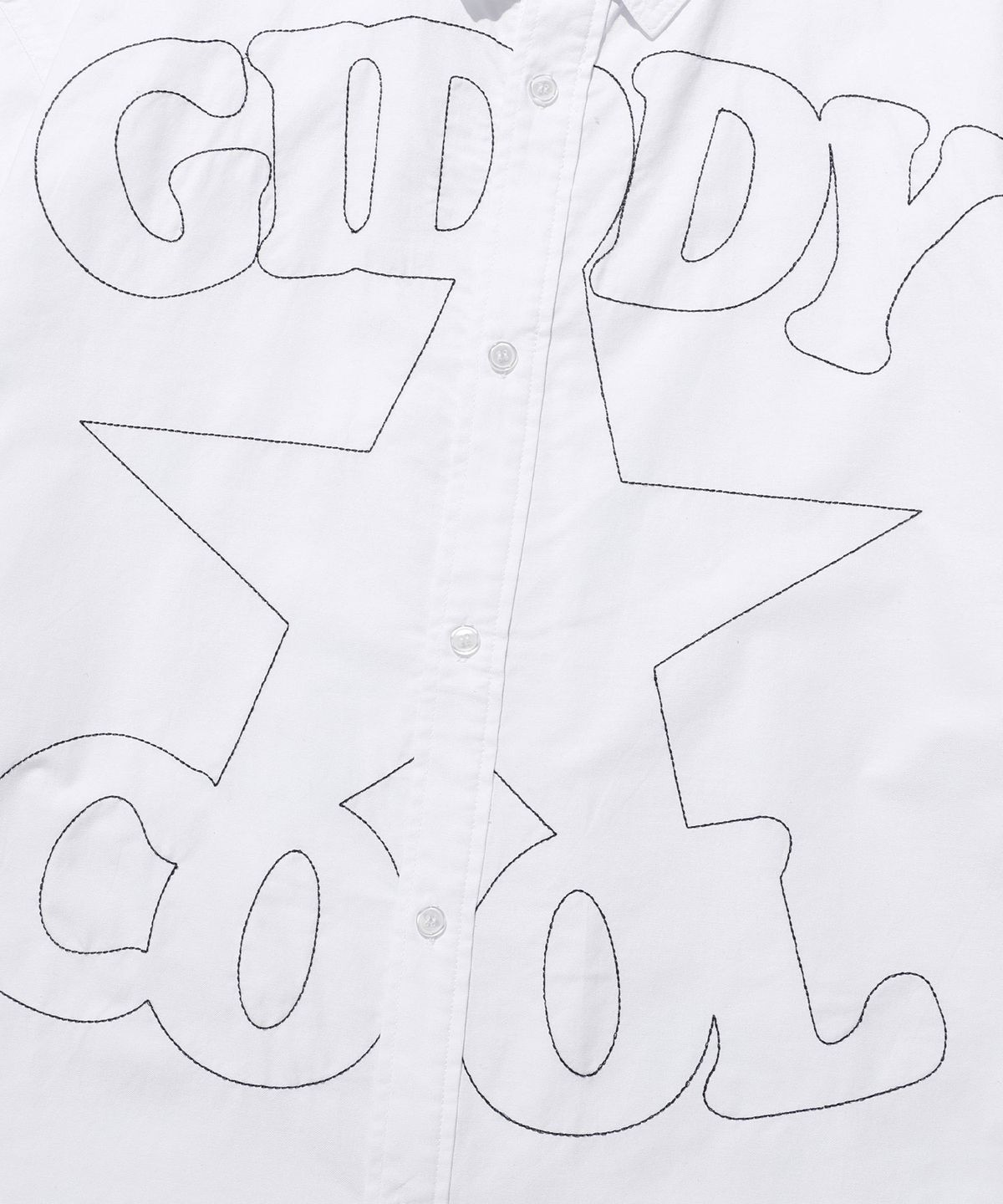 이스트쿤스트(ISTKUNST) G&C STAR STITCH SHIRT_WHITE(IK2ESMW300A)