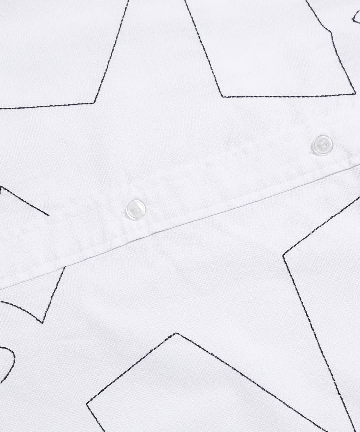 이스트쿤스트(ISTKUNST) G&C STAR STITCH SHIRT_WHITE(IK2ESMW300A)