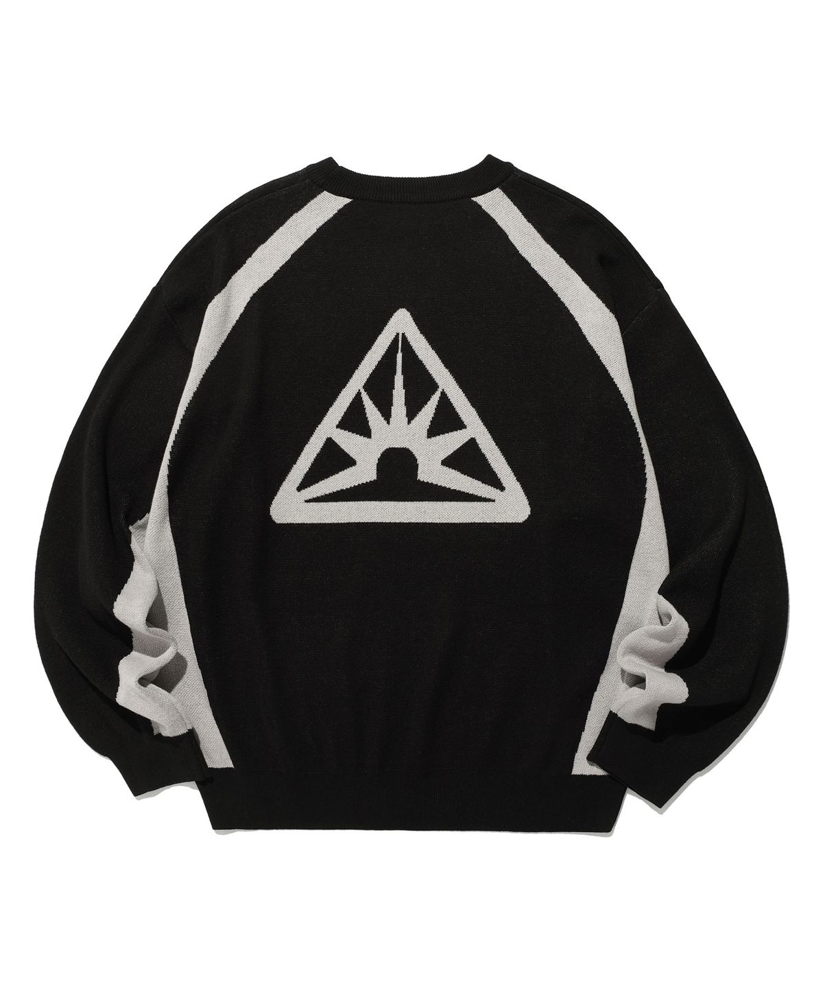 이스트쿤스트(ISTKUNST) SUNRISE LOGO KNIT_BLACK(IK2ESMK601A)