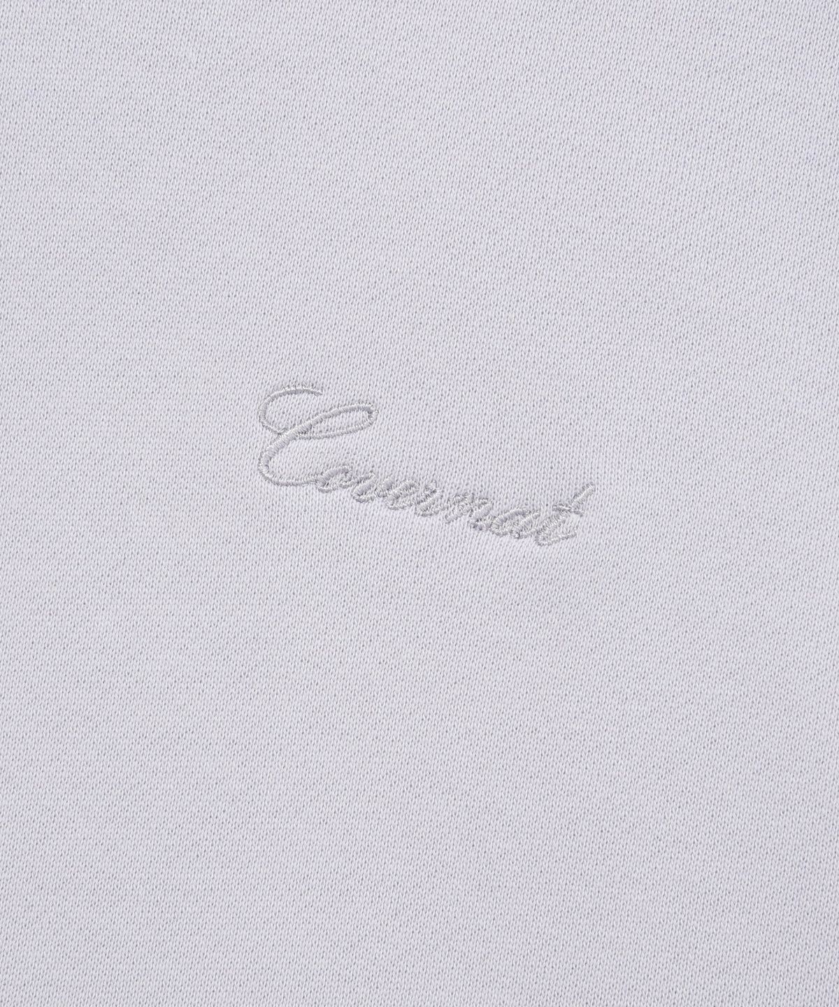 커버낫(COVERNAT) 플로우 로고 후디 라이트 퍼플