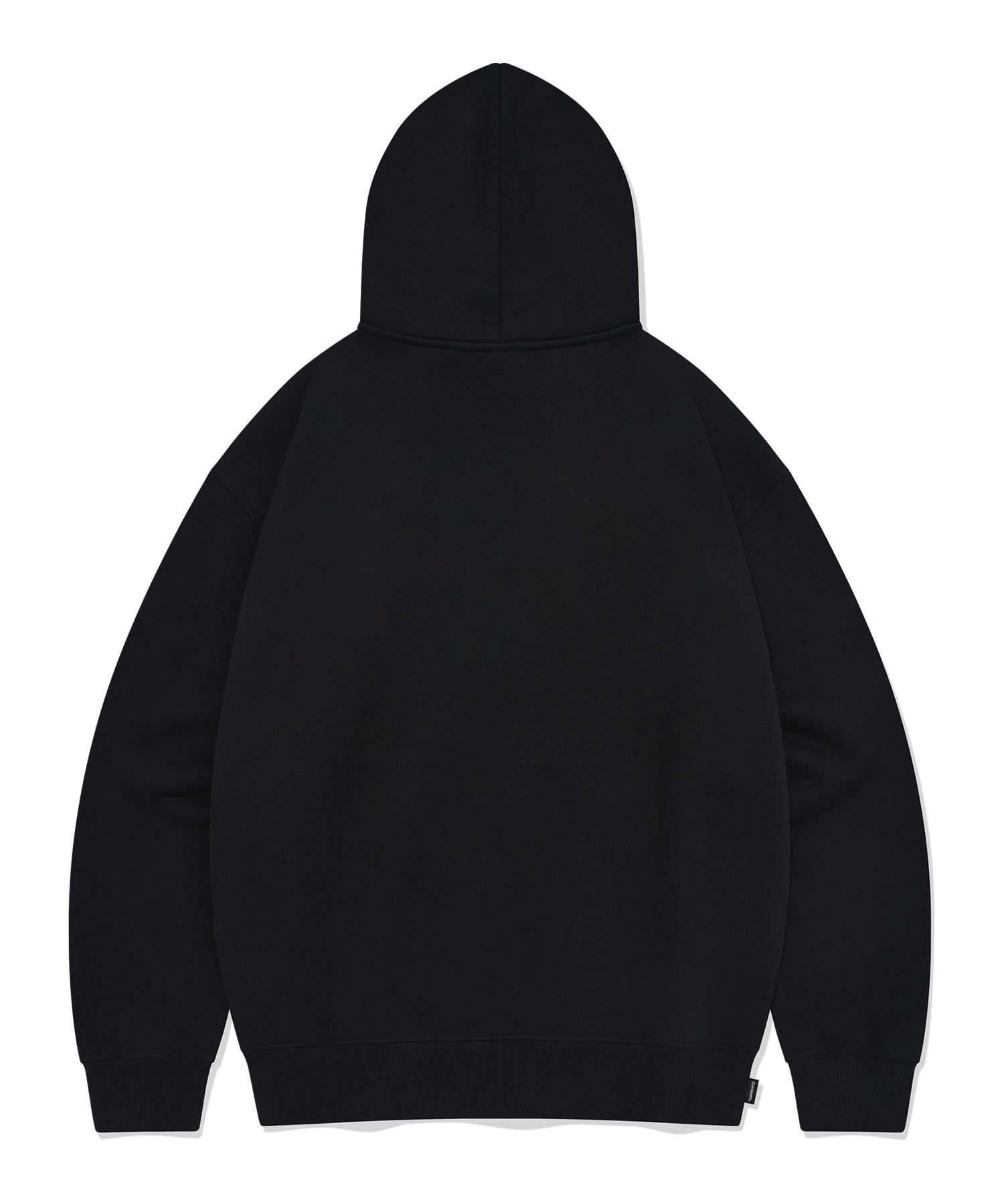 MUSINSA公式 | COVERNAT Border Collie Emblem Hoodie Black
