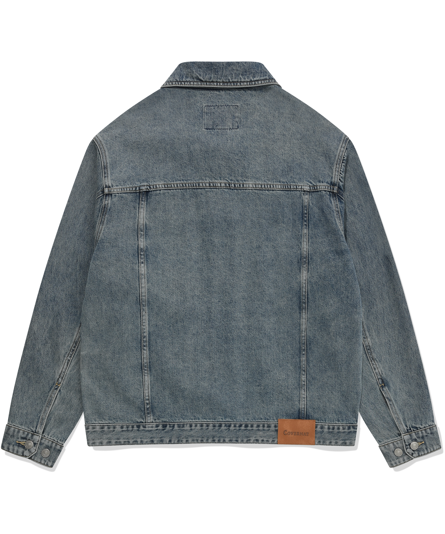 MUSINSA | COVERNAT denim trucker jacket blue
