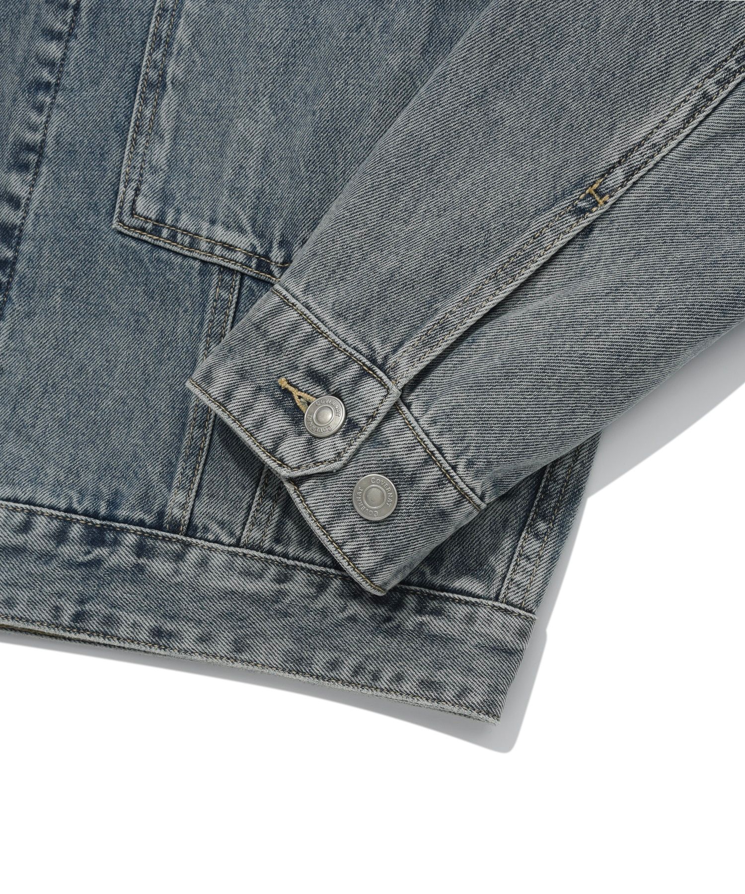 MUSINSA | COVERNAT denim trucker jacket blue