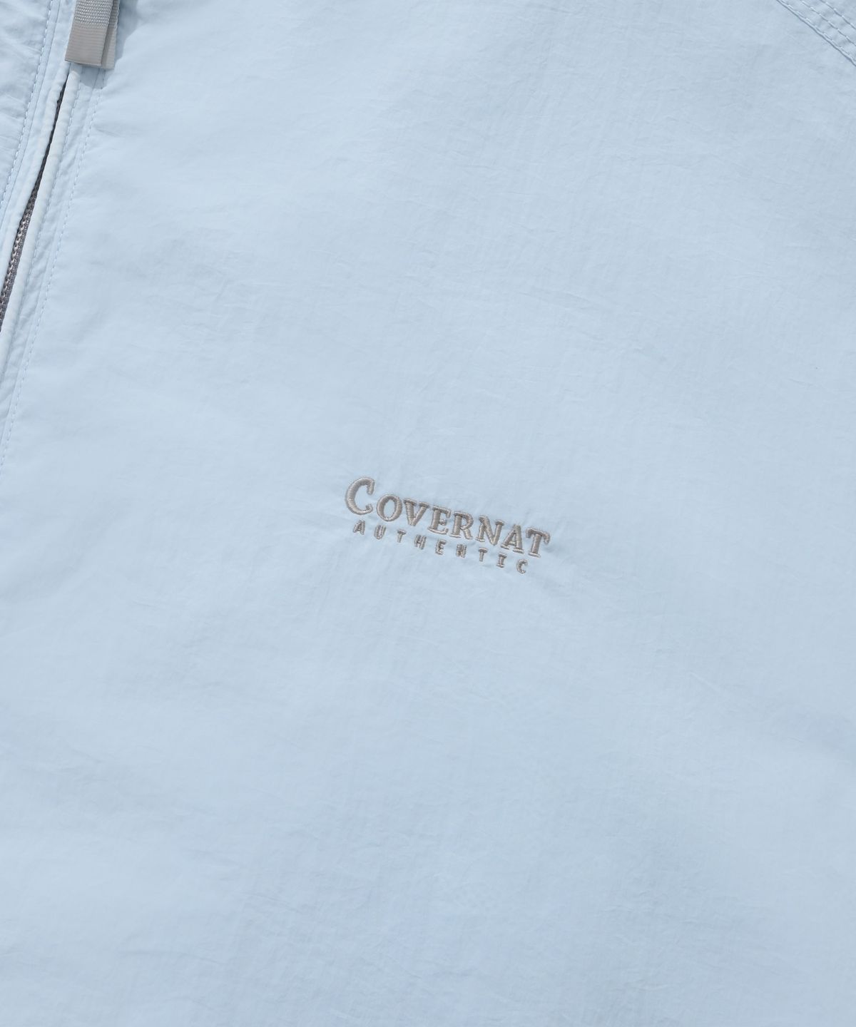 커버낫(COVERNAT) 컴피 나일론 트랙 자켓 라이트 블루